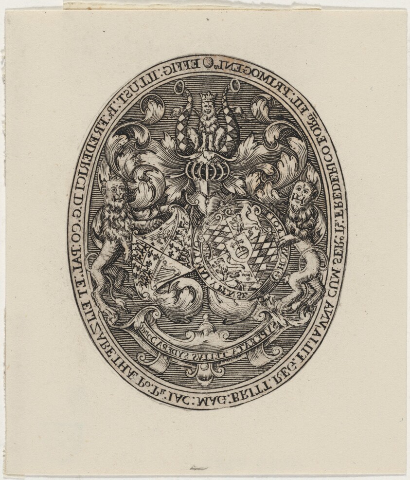 Shields of Frederick V, Elizabeth, and  Prince Frederick Henry