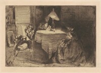 The Music Room, James McNeill Whistler, 1859