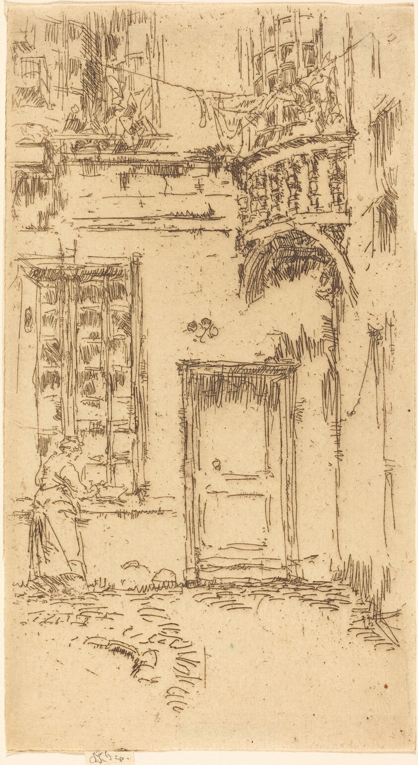 Courtyard, Rue P.L. Courier