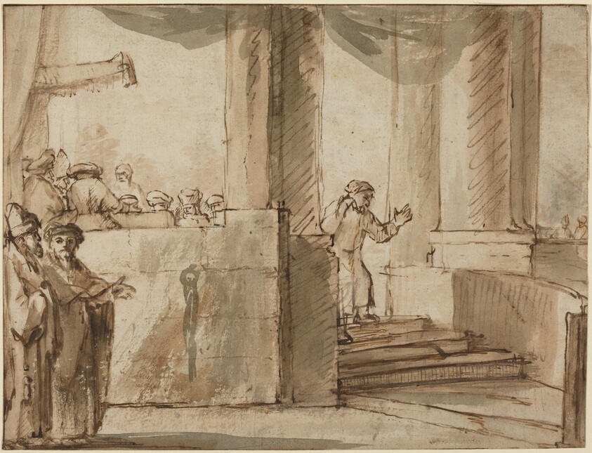 Judas Leaving the High Priest