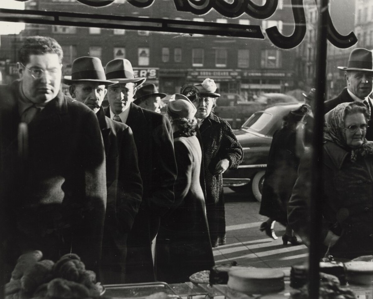 Times Square Restaurant, Looking Out at People