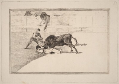 La desgraciada muerte de Pepe Illo en la plaza de Madrid (The Unlucky Death of Pepe Illo in the Ring at Madrid)