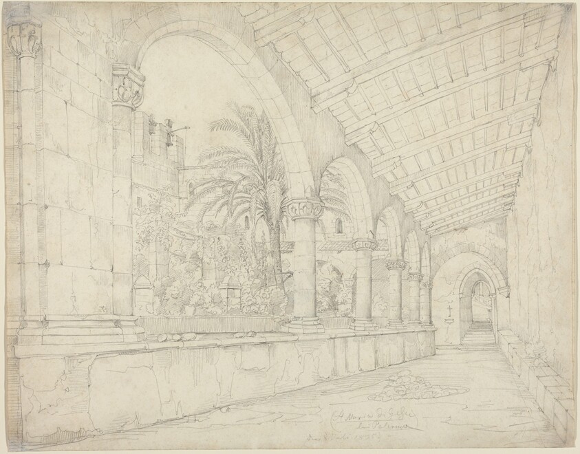 The Cloister of Santa Maria di Gesù at Palermo
