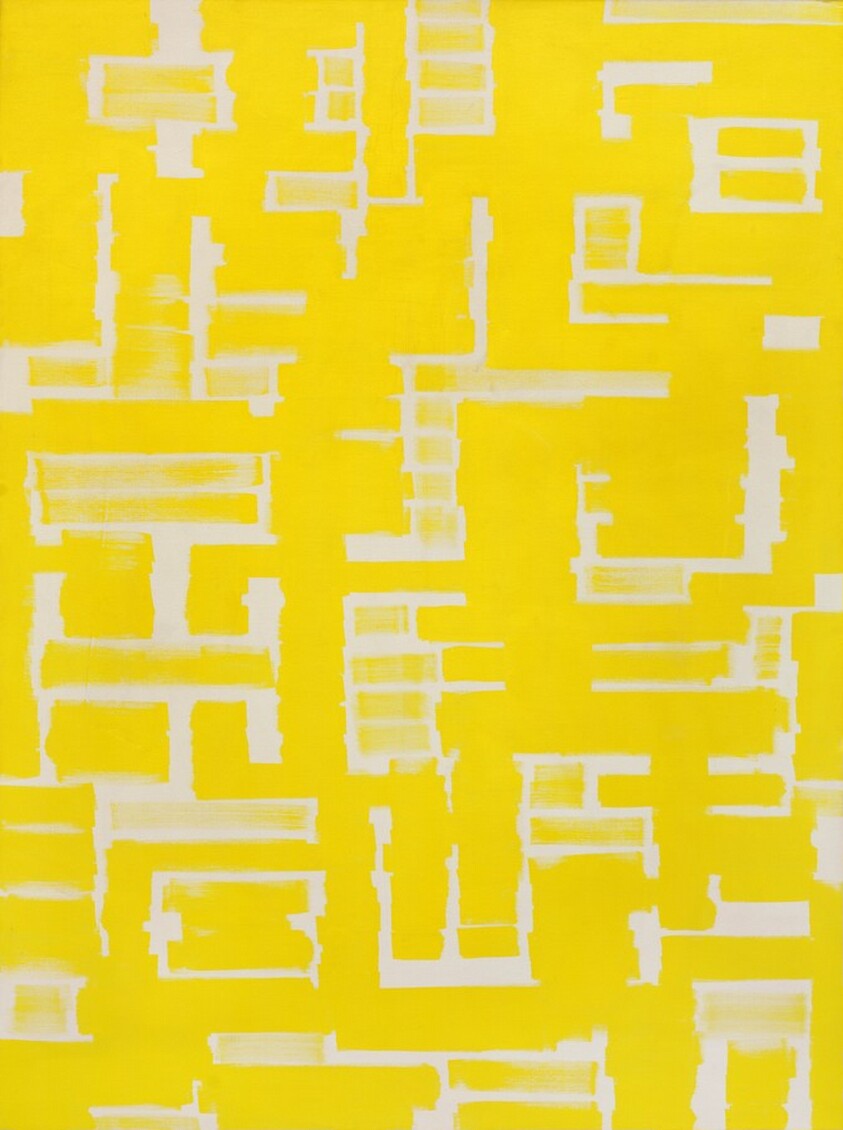 Untitled (Yellow and White)