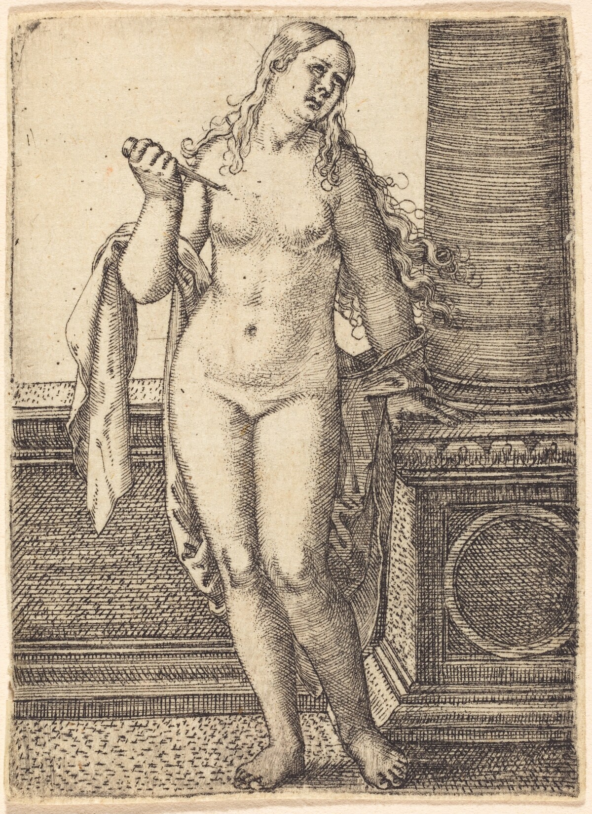 Lucretia Standing at a Column