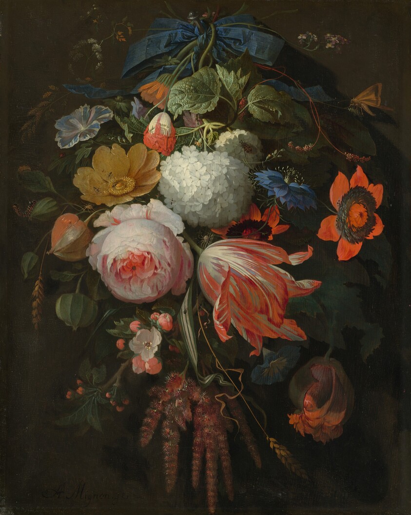 A Hanging Bouquet of Flowers
