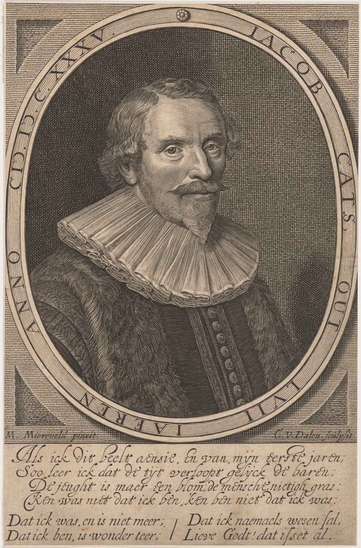 Jacob Cats, Poet