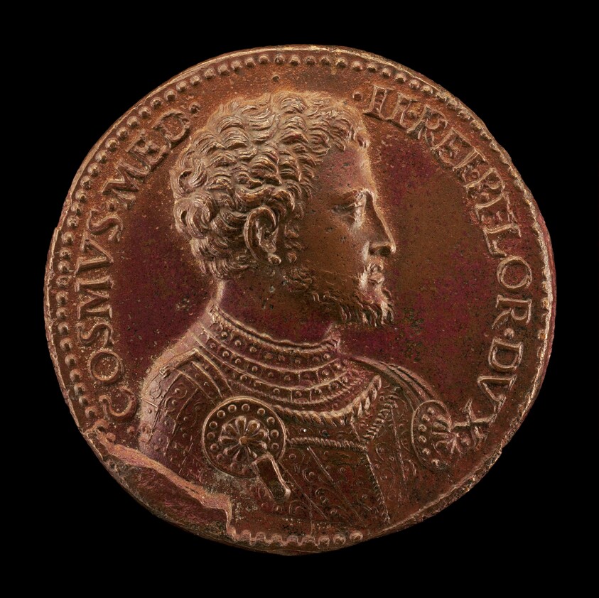 Cosimo I de' Medici, 1519-1574, Duke of Florence 1537 [obverse]