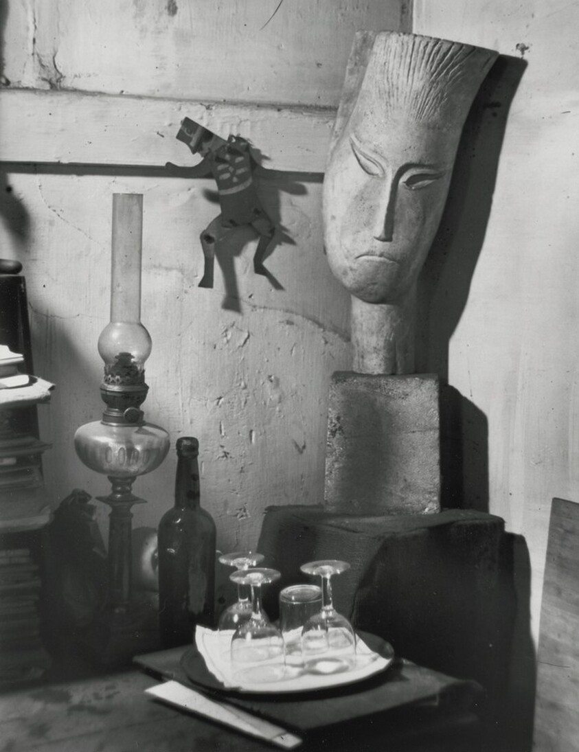In Zadkine's Studio, Paris
