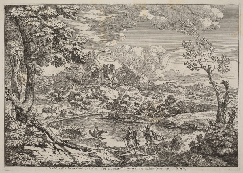 A Man Showing Mercury the Eagle of Jupiter