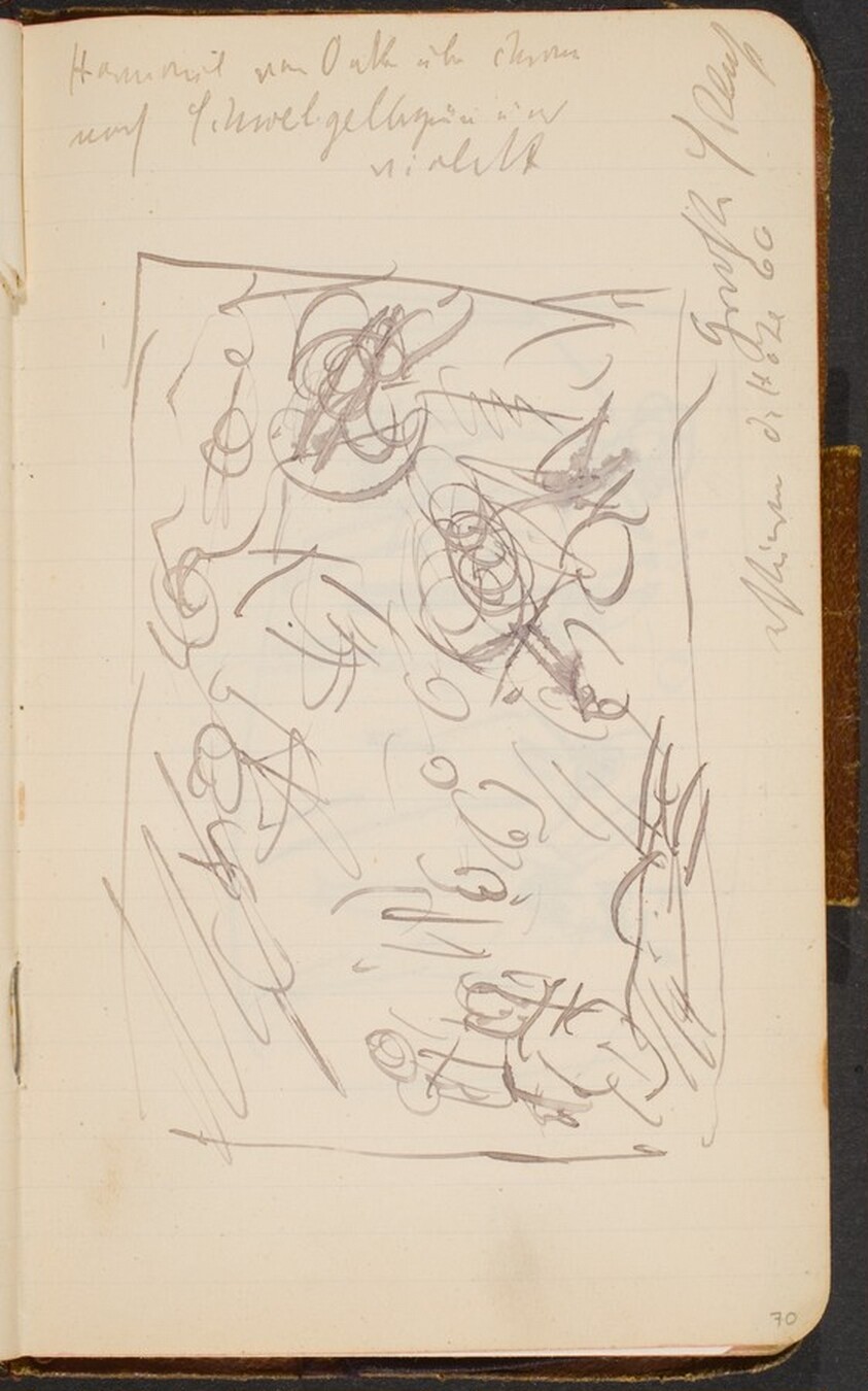 Skizze und Notizen (Sketch with Notation) [p. 70]