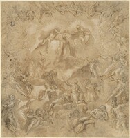 The Coronation of the Virgin, Jacopo Palma il Giovane, 1585/1594
