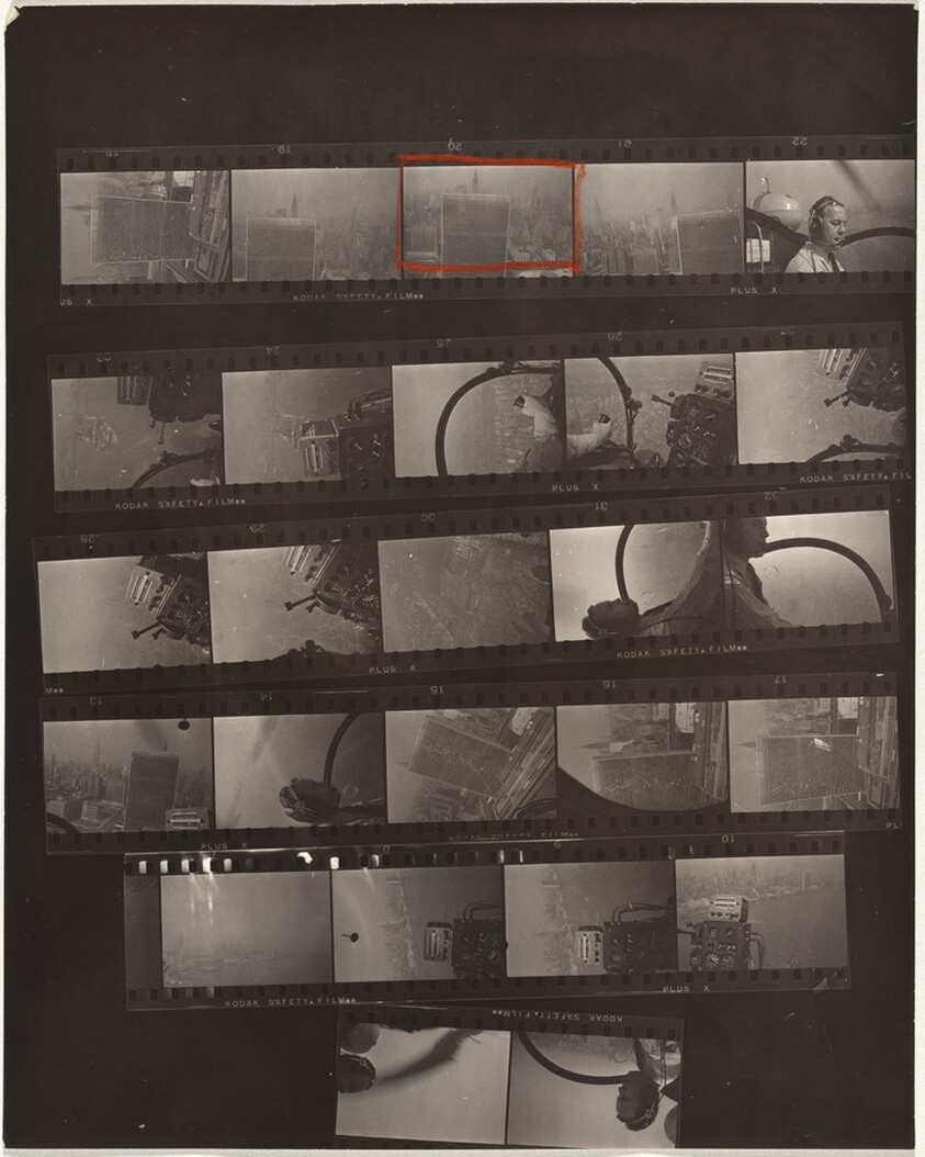 Helicoptor over harbor--New York City no number