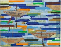 NY Rail (Boats Arriving), Radcliffe Bailey, 1993