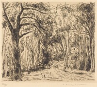 The Great Oak at Chaville (Le gros chene a Chaville), André Dunoyer de Segonzac, 1924
