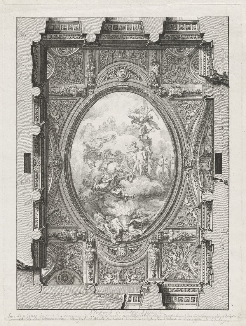 Design for the Ceiling of the Salon of the Palazzo Spinola, Genoa