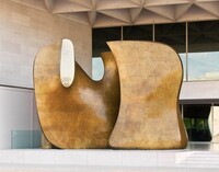 Knife Edge Mirror Two Piece, Henry Moore, 1976-1978