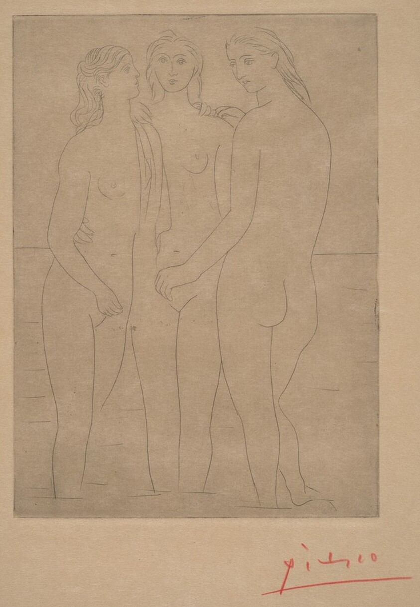 Three Bathers I (Les trois baigneuses I)