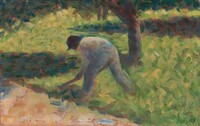 Man with a Hoe, Georges Seurat, c. 1882