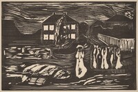 Stormy Night, Edvard Munch, 1908-1909