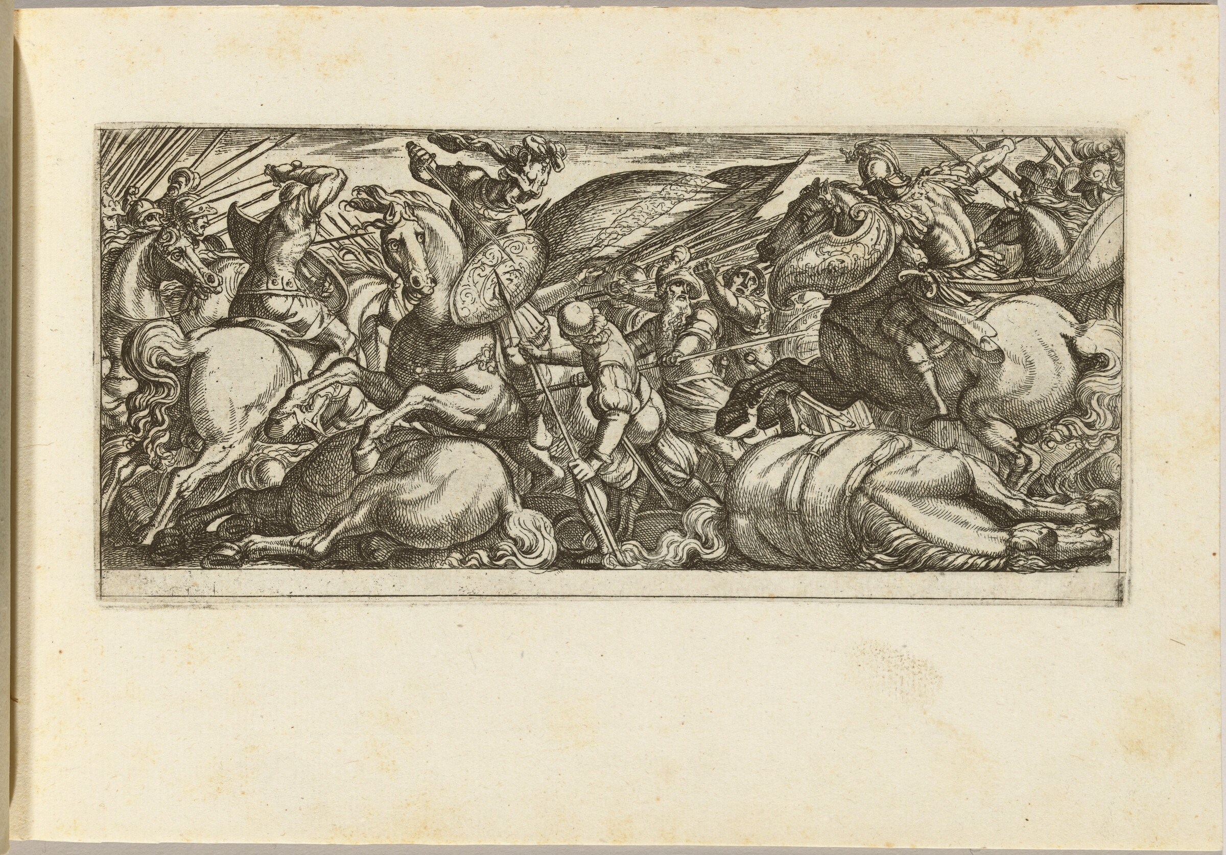 Battle between Cavalry and Infantry, Antonio Tempesta