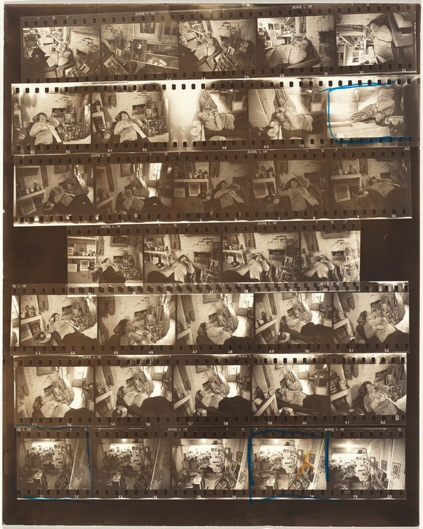 Zero Mostel--Bed story for "Harper's Bazaar" 22