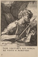 Saint Thomas, Hendrik Goltzius, probably 1589
