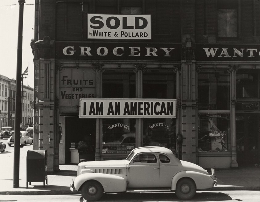 Japanese American-owned grocery store, Oakland, California