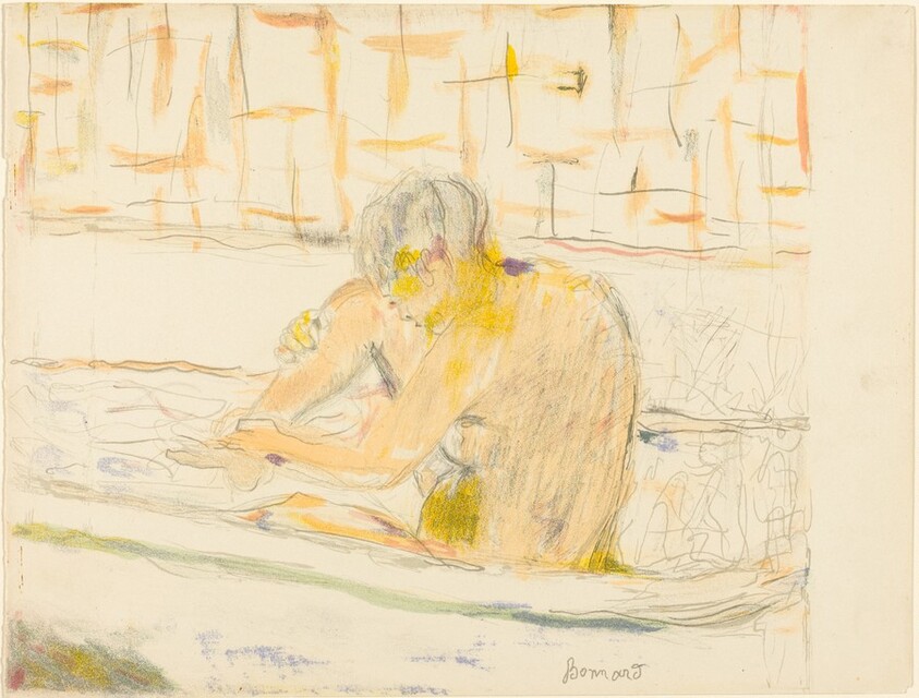 Woman Seated in Her Bath (Femme assise dans sa baignoire)