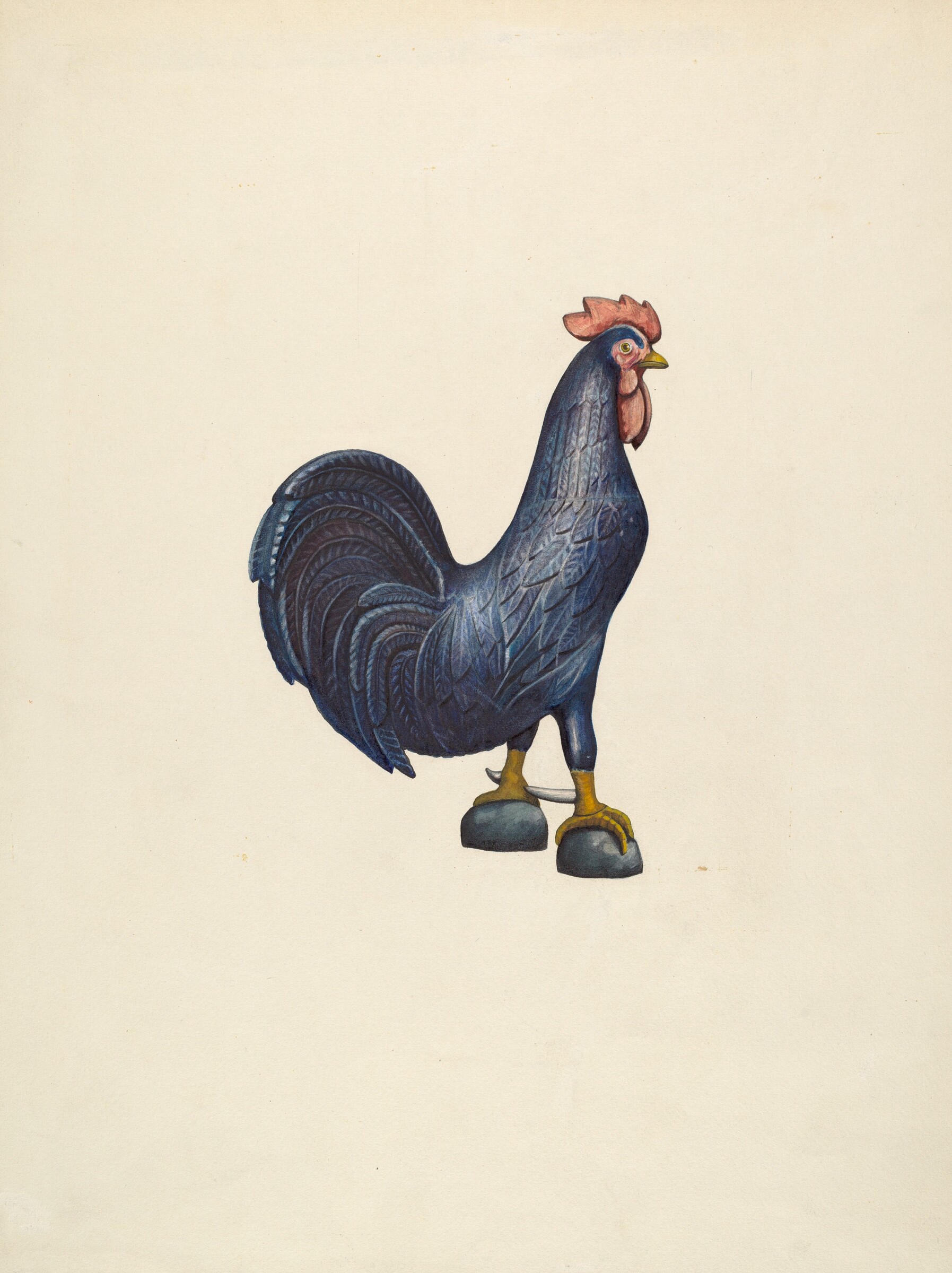 Wooden Rooster, John Davis, 1935/1942