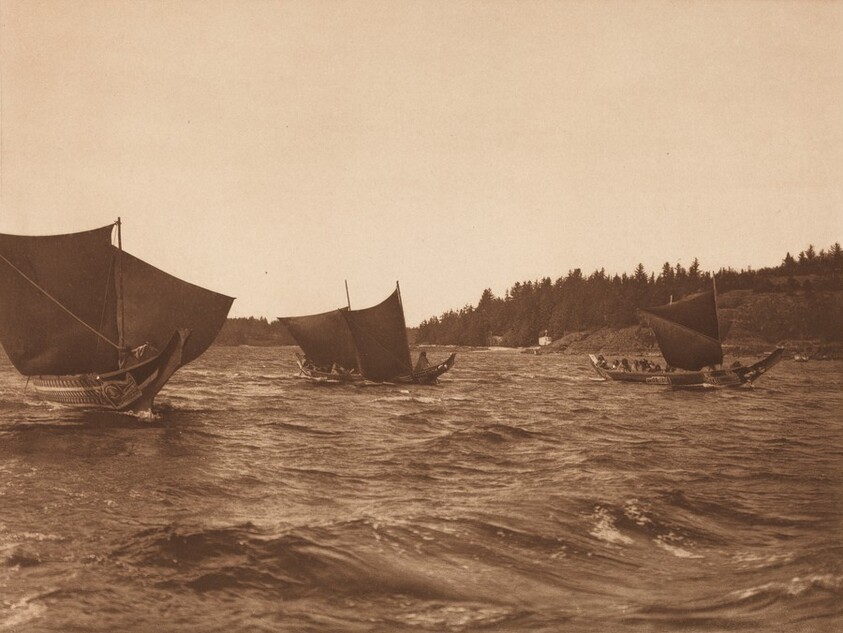 Rounding into Port - Qágyuhl [Plate 352]