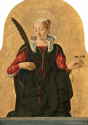 Saint Lucy, Francesco del Cossa, c. 1473/1474