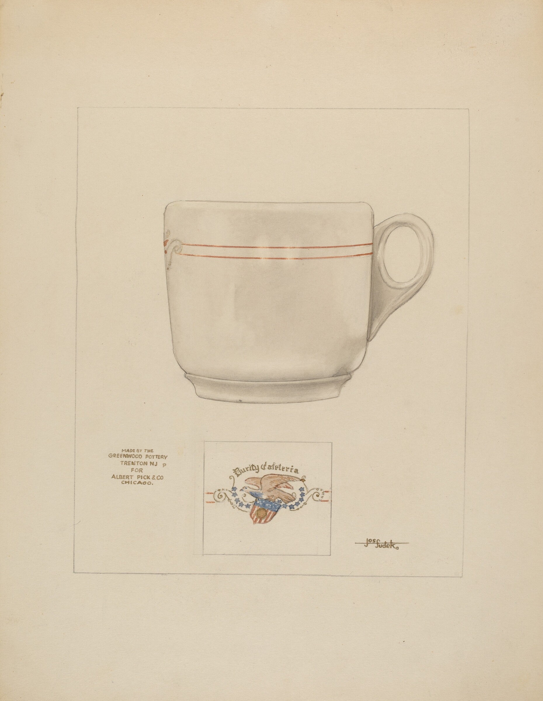 Cup, Joseph Sudek, c. 1937