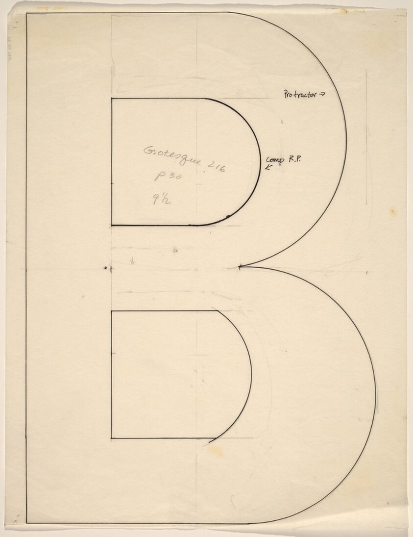 Sketch for "Building - Blocks for a Doorway" (B)