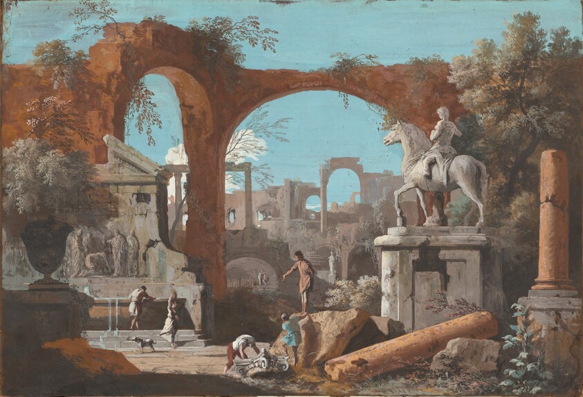 A Capriccio of Roman Ruins