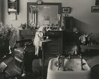 Cahow's Barber Shop, Chapman, Nebraska, Wright Morris, 1942