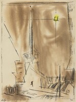 Spire of Gelmeroda, Lyonel Feininger, 1944