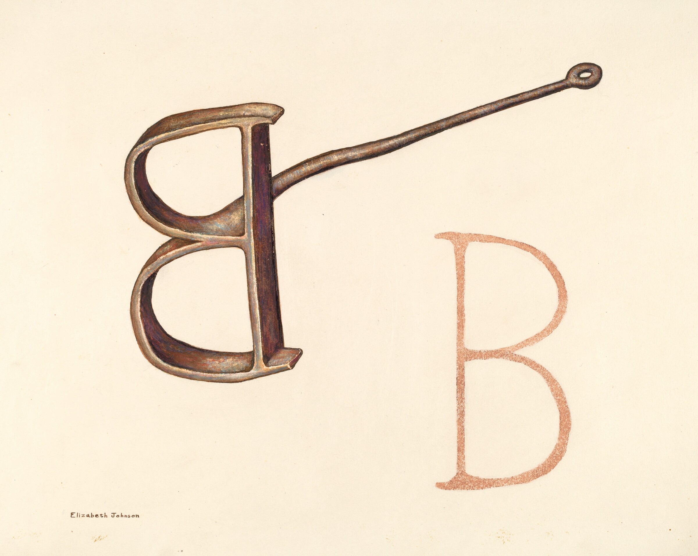 Branding Iron, Elizabeth Johnson, c. 1942