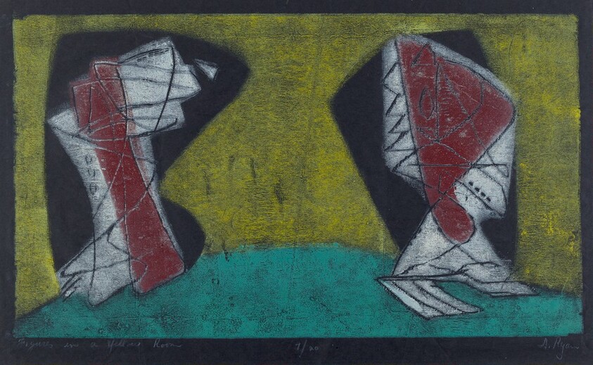 Figures in a Yellow Room