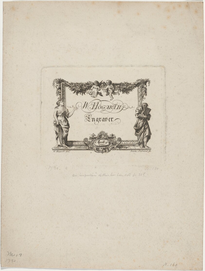 William Hogarth's Business Card