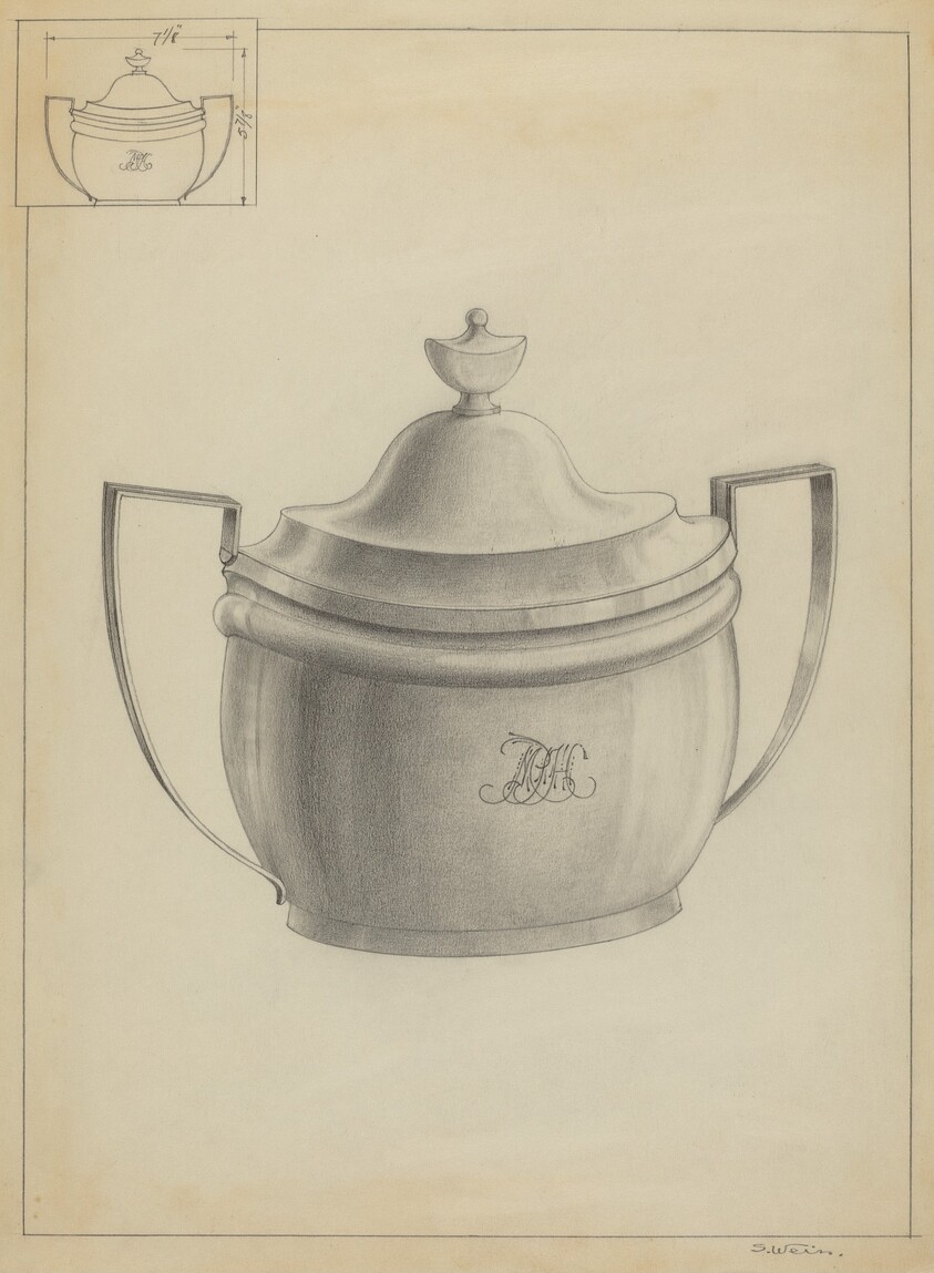Silver Sugar Bowl