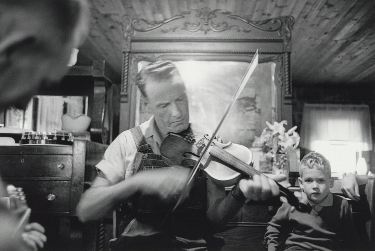 Farmer Playing Fiddle, North Georgia