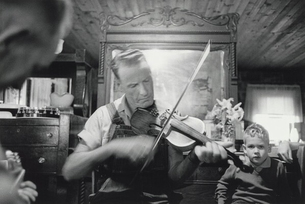 Farmer Playing Fiddle, North Georgia