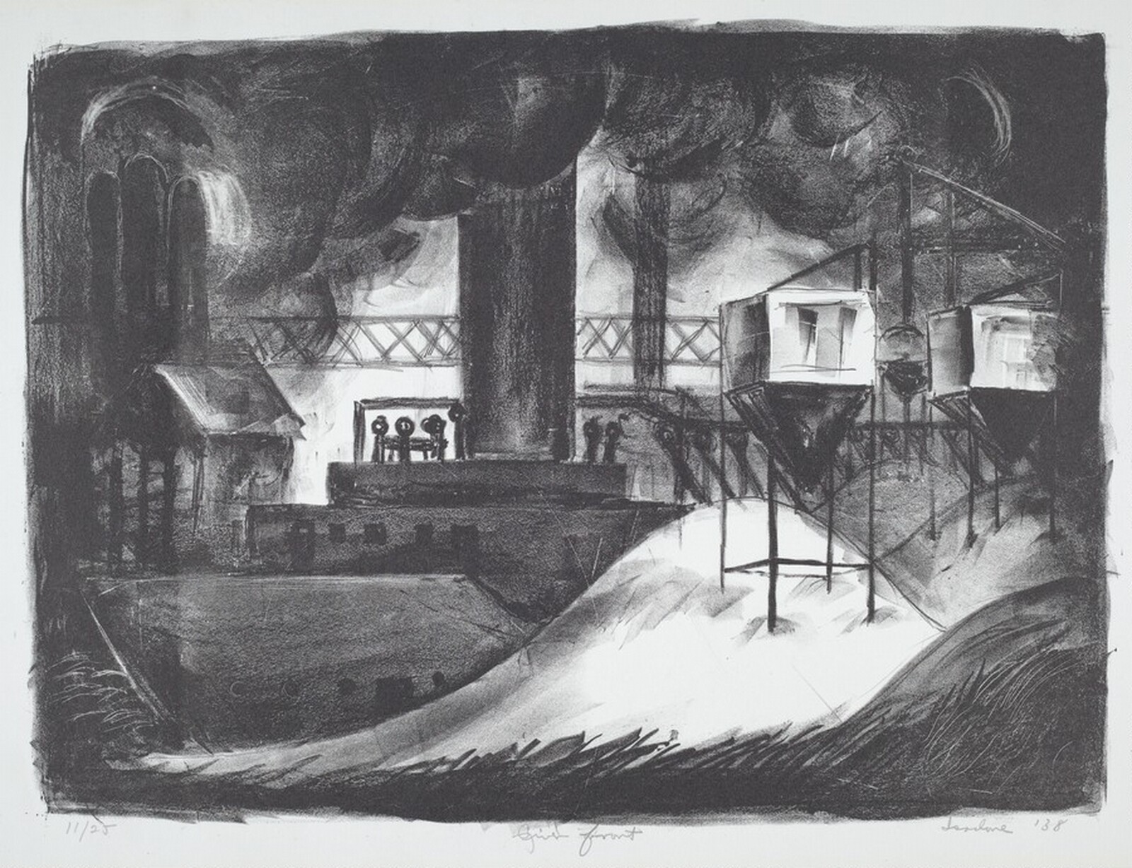 River Front, Isadore Weiner, 1938
