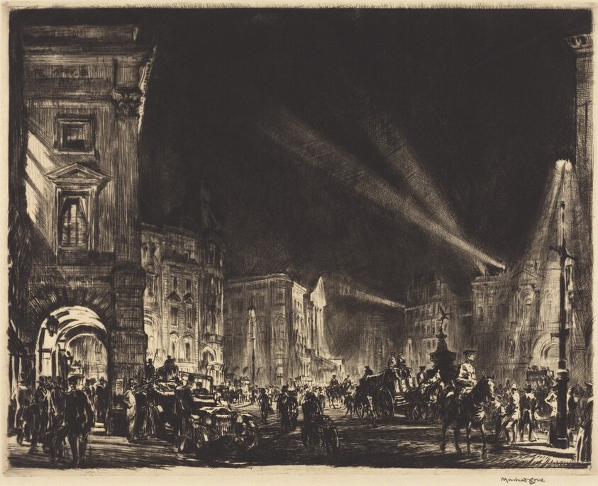 Piccadilly Circus, 1915