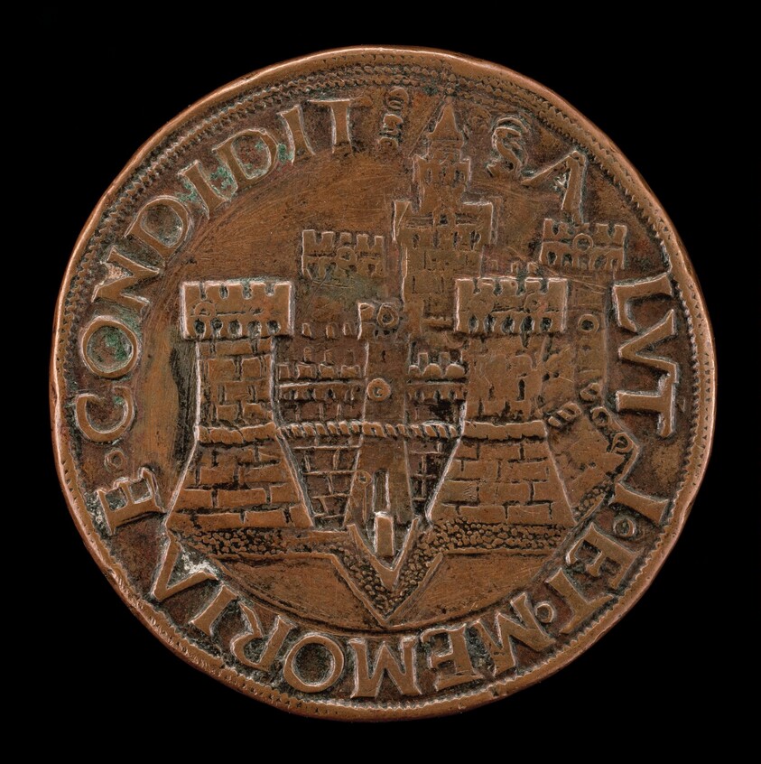 The Castle of Pesaro [reverse]