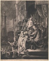 Christ before Pilate: Large Plate, Rembrandt van Rijn, 1636