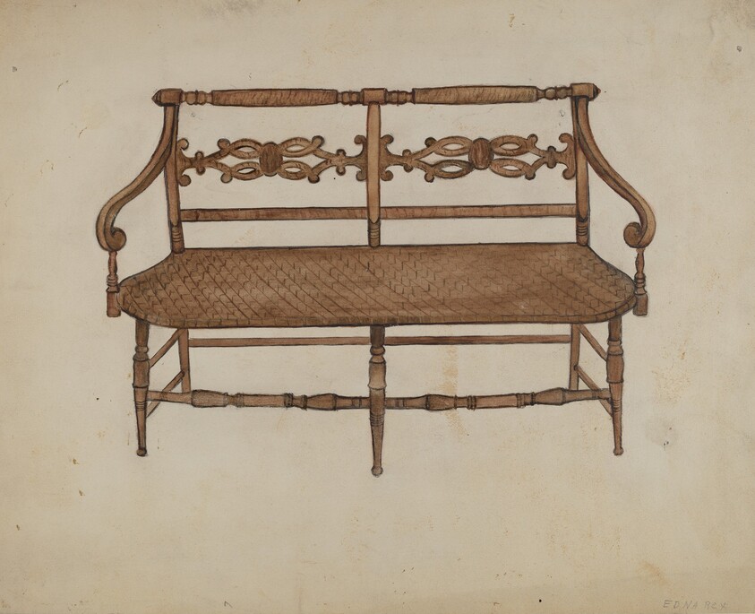 Porch Settee (one of a pair)