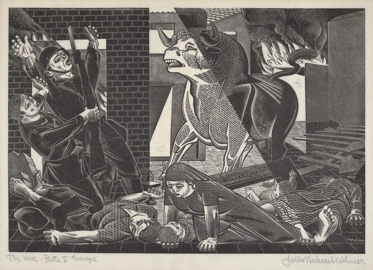 The War. Plate II, Europe