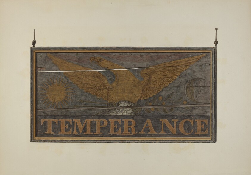 Tavern Sign: "Temperance"